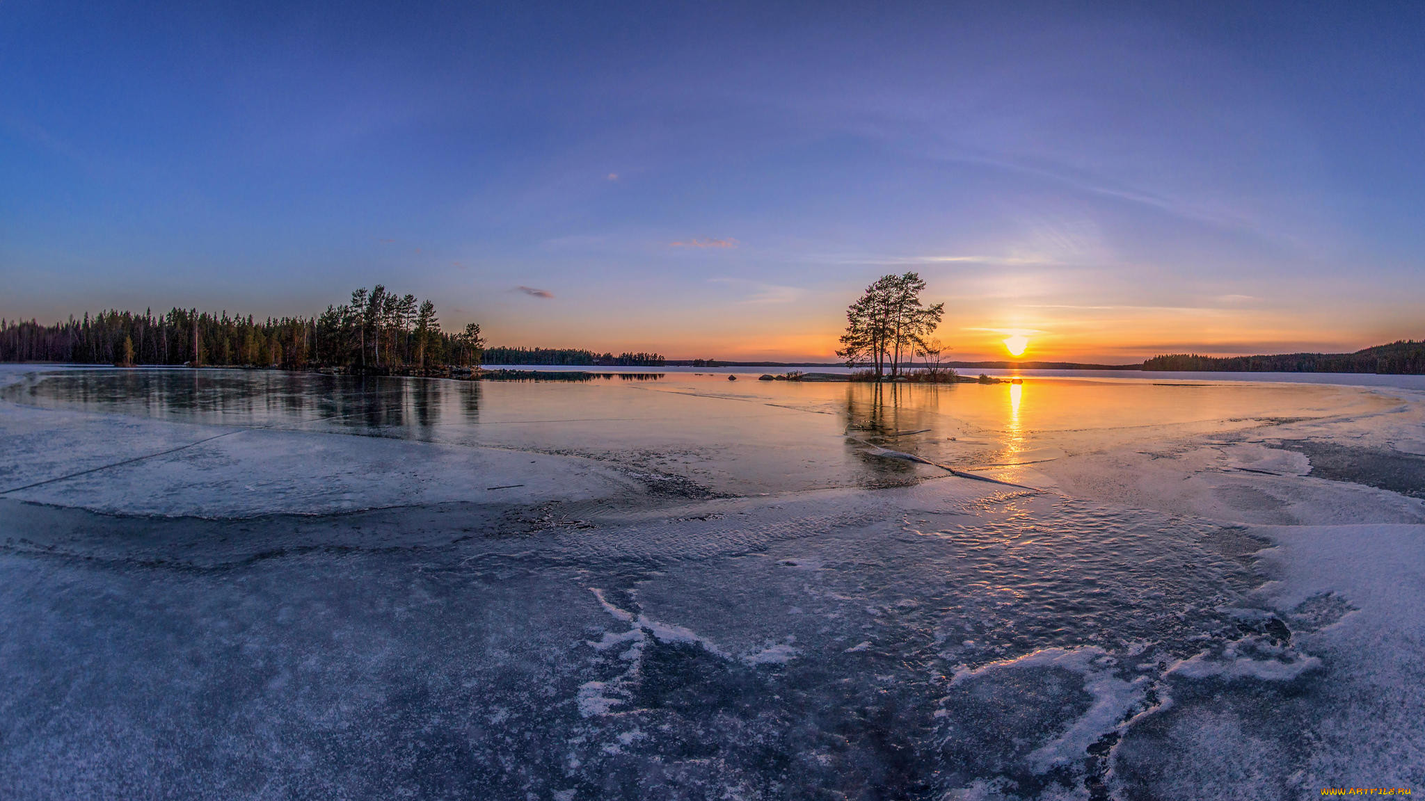 Озеро Лаппаярви Финляндия